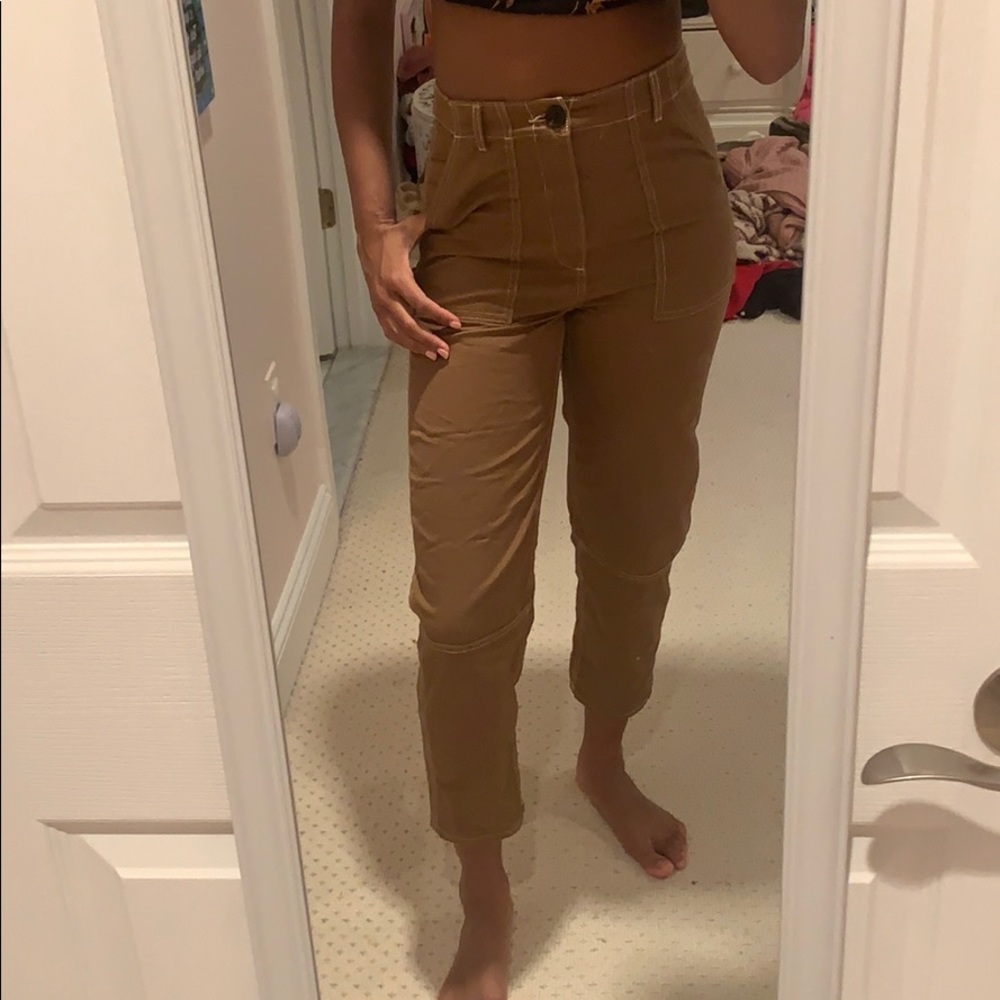 Dark brown Khaki cargo pants